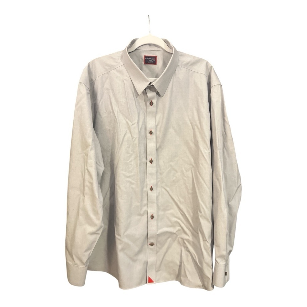 Untuckit Button Down Dress Shirt Light Blue Size XXXLC TY1